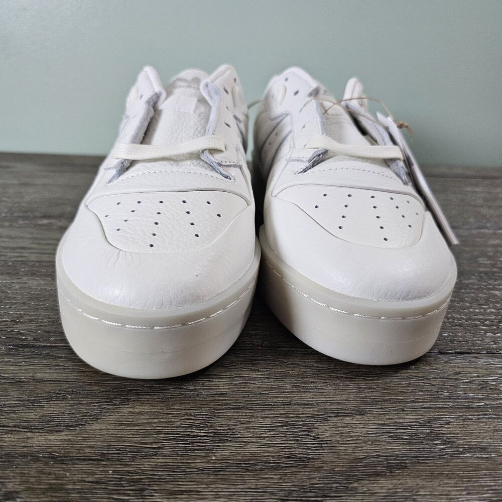 adidas Rivalry Lux Low Men's Cloud White/Ivory/Core‎ Black Sneakers Size 10 - Picture 3 of 16